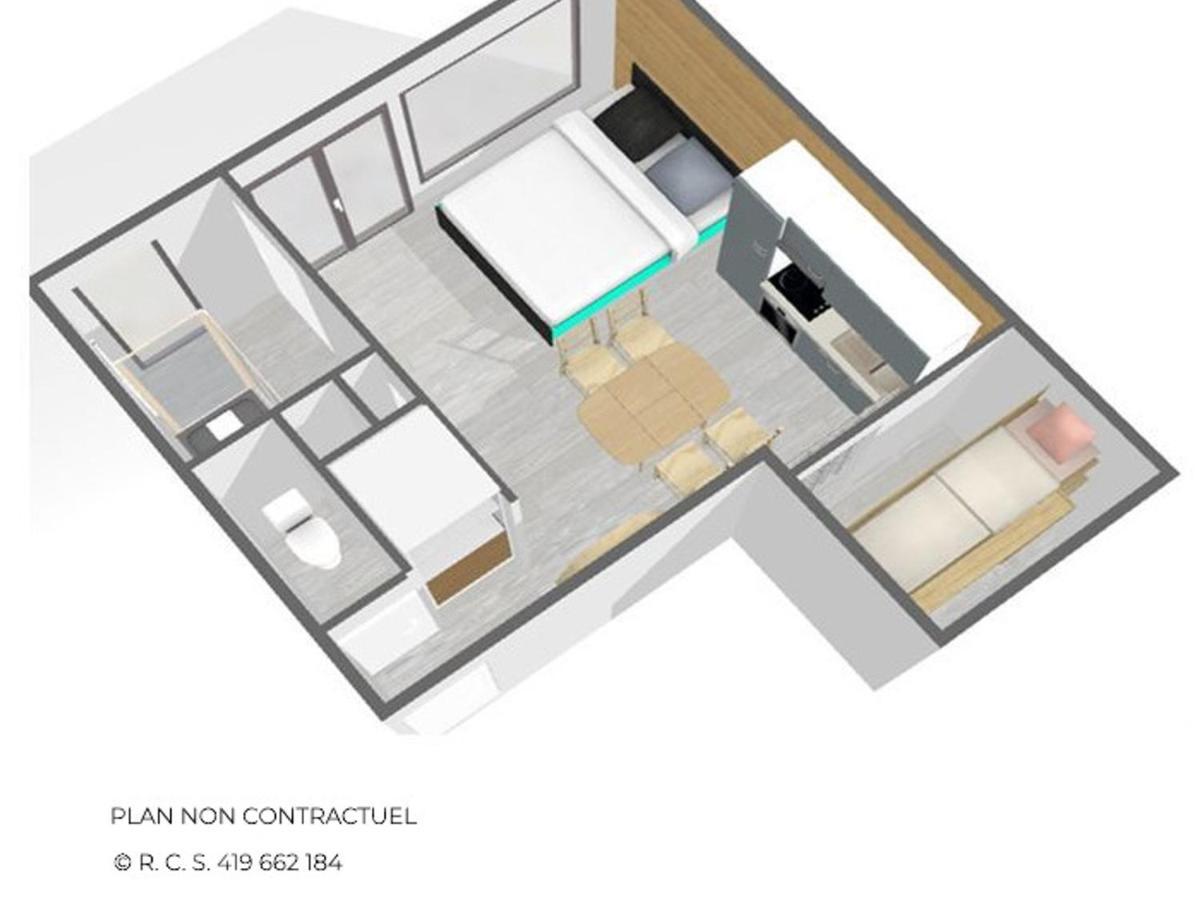 Studio Renove Pour 4, Ski Aux Pieds, La Croisette, Les Menuires - Fr-1-452-230 Saint-Martin-de-Belleville Exterior photo