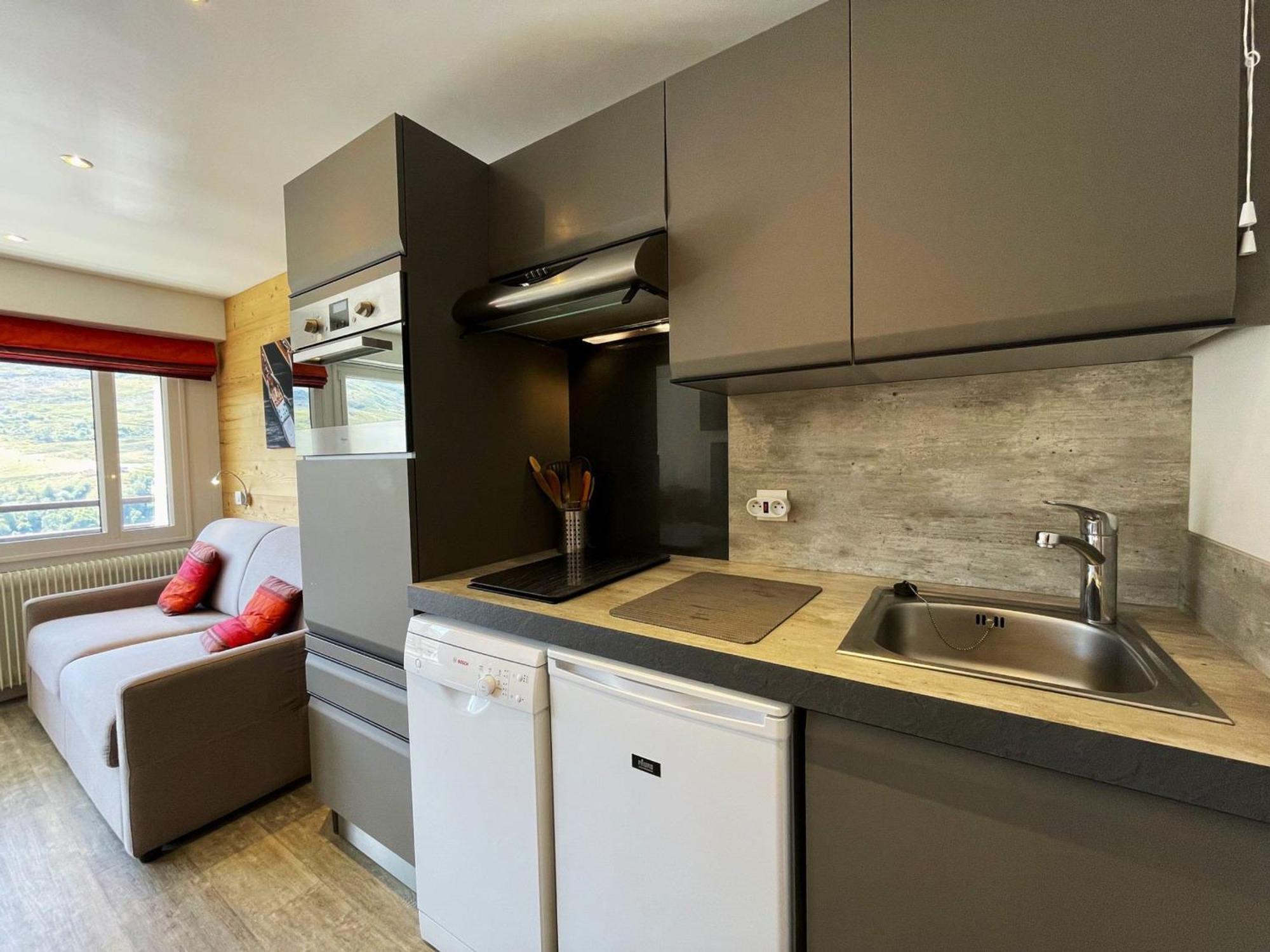 Studio Renove Pour 4, Ski Aux Pieds, La Croisette, Les Menuires - Fr-1-452-230 Saint-Martin-de-Belleville Exterior photo